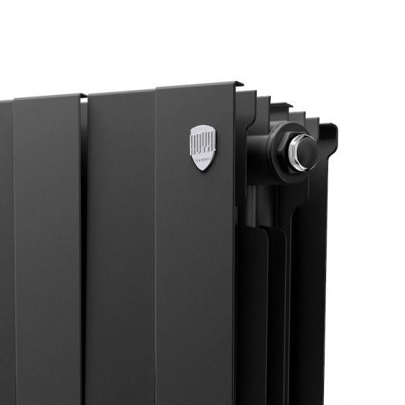 Радиатор биметаллический секционный Royal Thermo PianoForte Noir Sable 200 10 секций, боковое подключение